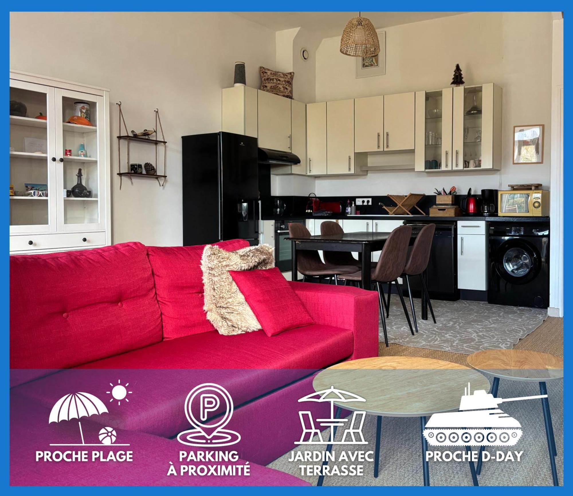 Les Douves Duplex 5 Personnes Lumineux Avec Jardin Et Terrasse Amenagee , Vue Sur Chateau A 5Mn De La Mer, Proche Omaha Beach Et Bayeux Commes Exterior foto
